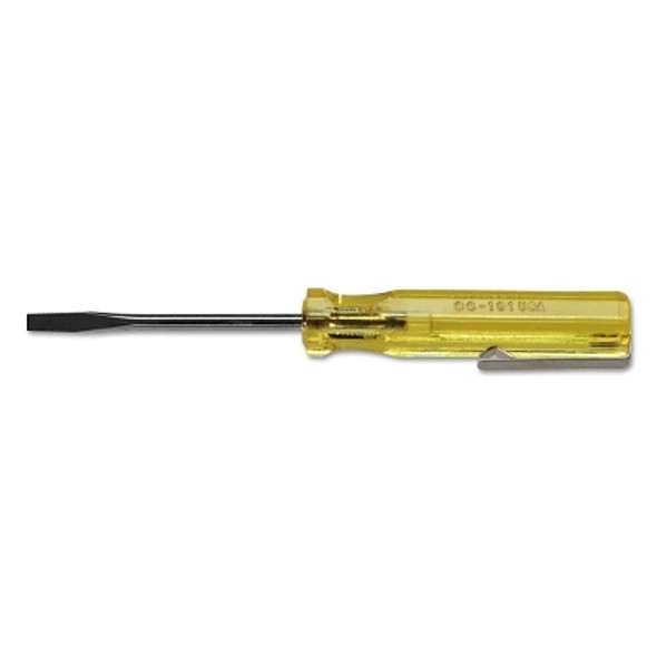 100 Plus® Pocket Screwdriver, 1/8 in, 4-3/8 in Overall L