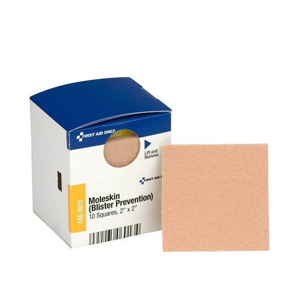 Moleskin Blister Protection, 2", 10/Box