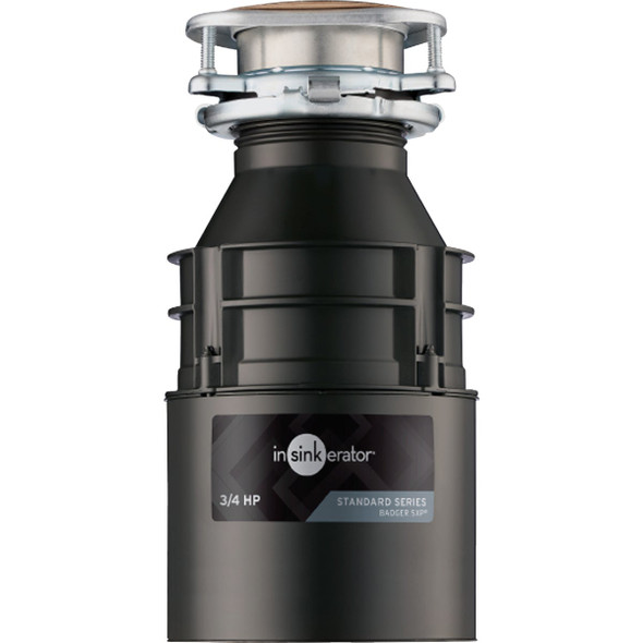 Insinkerator Badger 5XP 3/4 HP Dura-Drive Garbage Disposer, 4 Year Warranty
