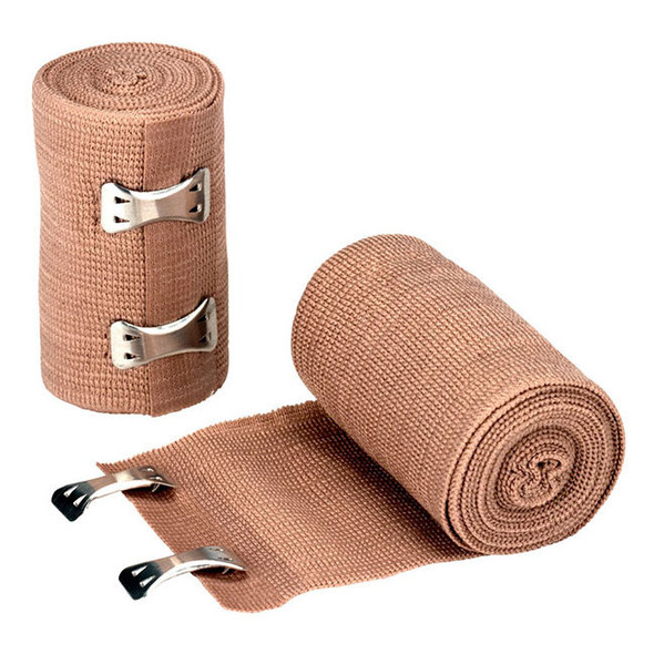 Elastic Bandage w/ 2 Fasteners, 3" x 5 yd, 1/Each