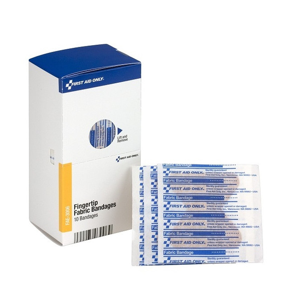 Fabric Fingertip Bandages, 10/Box