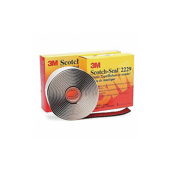 3m ElectricalTape,Vinyl,Black,3-3/8ydL,1inW 2229-1X10FT