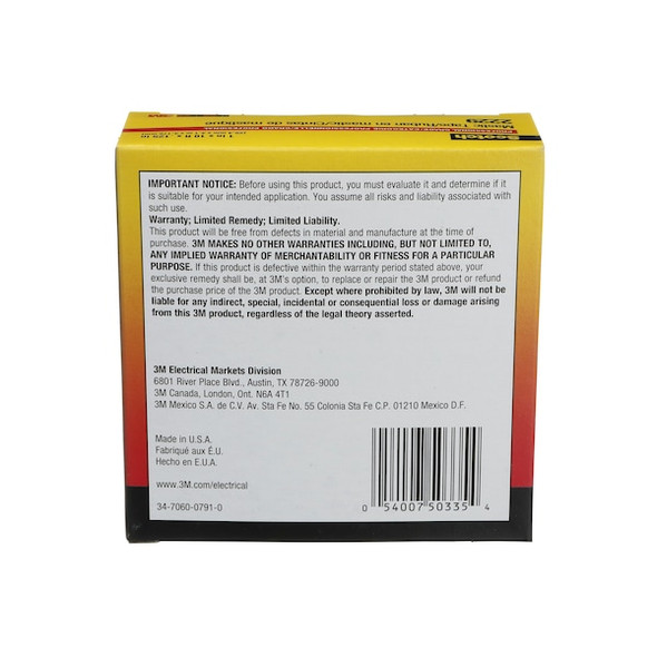 3m ElectricalTape,Vinyl,Black,3-3/8ydL,1inW 2229-1X10FT