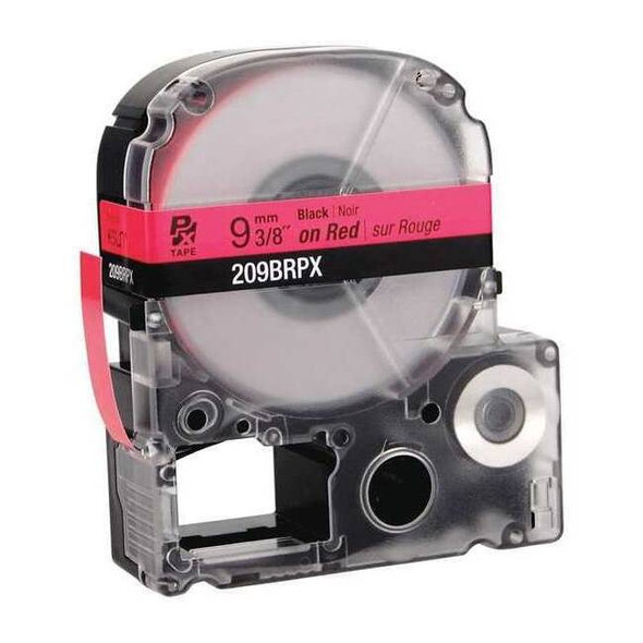 Epson Label Cartridge, Black on Red, Labels/Roll: Continuous 45WA19