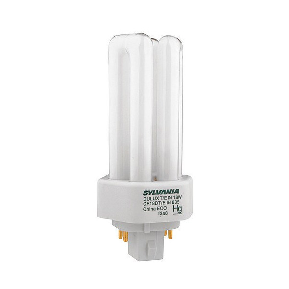 Ledvance/ Sylvania CFL,18 W,T4,4-Pin (GX24q-2) 20877