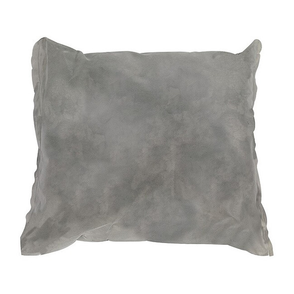 Condor Sorbent Pillow, 28 gal, 18 in x 18 in, Universal, Gray, 16 PK 436M75
