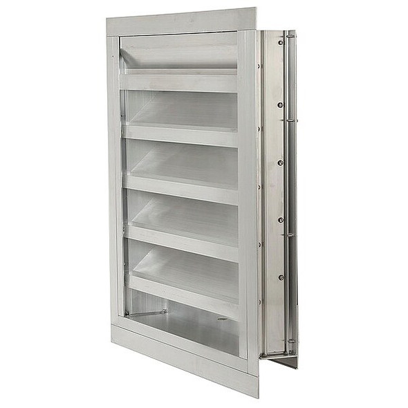 Dayton Intake Louver,Fixed, Drainable,36H x 24W 20UA10 Dayton Intake Louver,Fixed, Drainable,36H x 24W 20UA10