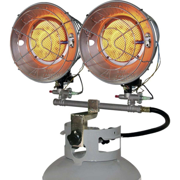 Dura Heat 30,000 BTU Radiant Double Tank Top Propane Heater TT-30CSA