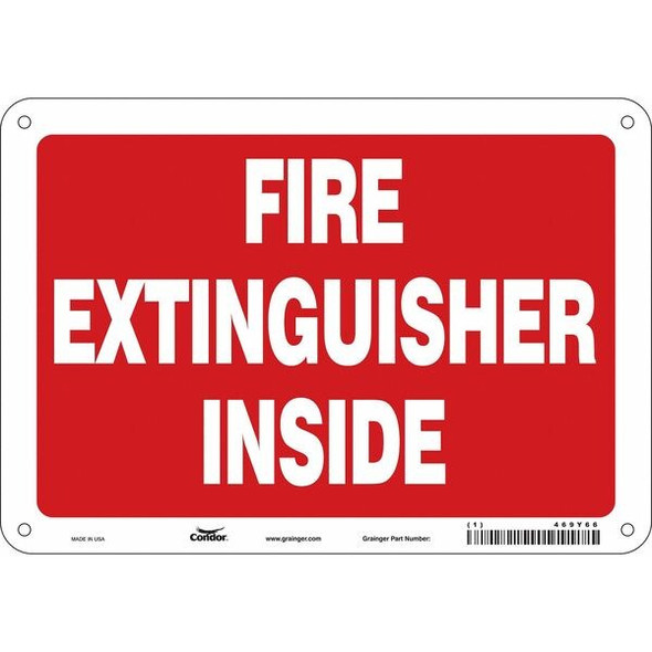 Condor Safety Sign,10" W,7" H,0.032" Thickness 469Y66