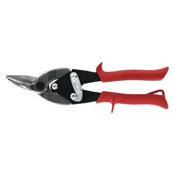 Midwest Snips Aviation Snip, Left Curves/Straight, 9 3/4 in, Steel MWT-6716L