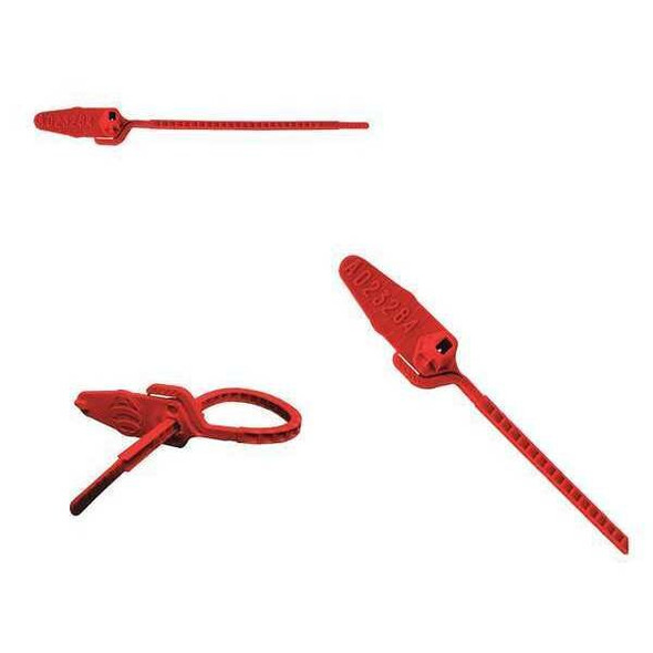 Elc Security Products Pull-Tight Seals,Red,Unfinished,PK250 061N14PPRD Elc Security Products Pull-Tight Seals,Red,Unfinished,PK250 061N14PPRD