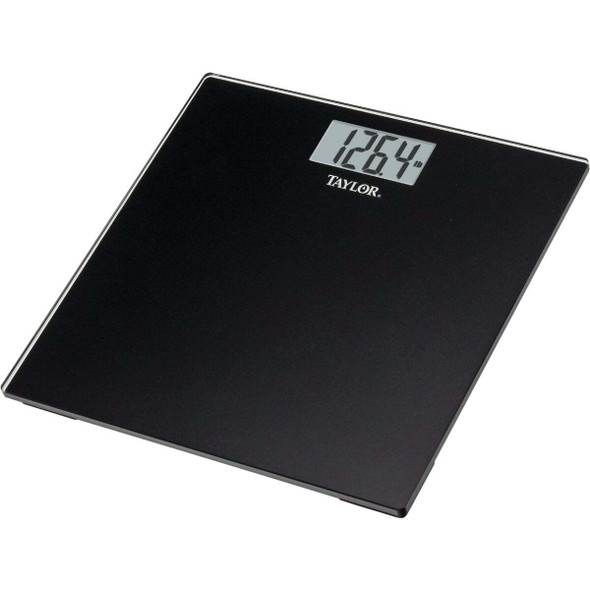 Taylor Digital 400 Lb. Glass Bath Scale, Black 755841933B
