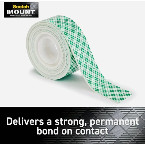 Scotch-Mount 1 In. x 55 In. Indoor Double-Sided Mounting Tape  214H 224180