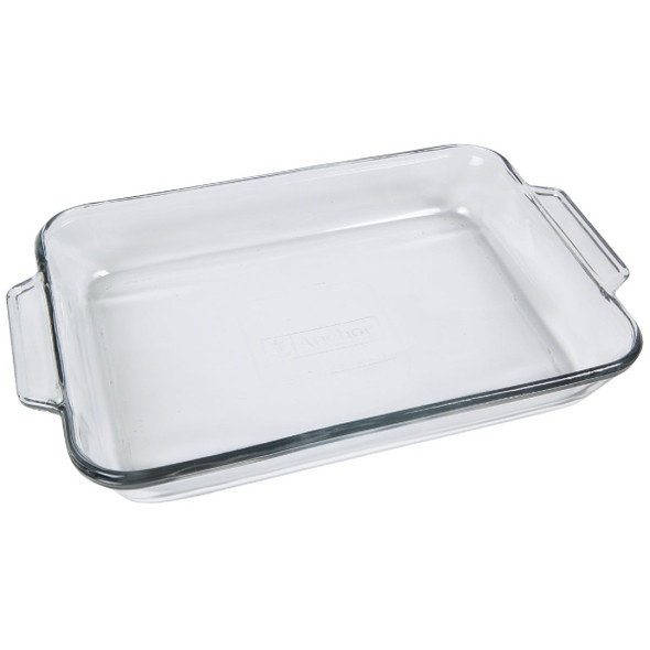 Anchor Hocking Oven Basics 3 Qt. Glass Rectangle Baking Dish Pack of 3