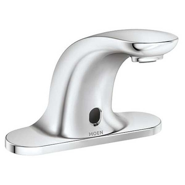 Low Arc Bathroom Faucet, Sensor, 4" Mount, 3 Hole Commercial