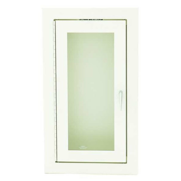 Fire Extinguisher Cabinet, Semi Recessed, 20 3-4 in Height, 5 lb  7008-A