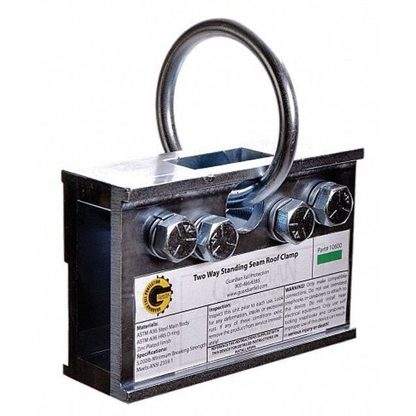 Guardian Two-Way Standing Seam Roof Clamp 10600 Guardian Two-Way Standing Seam Roof Clamp 10600