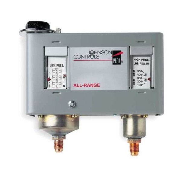 Johnson Controls Dual Pressure Control, Differential,SPST P170LB-6C