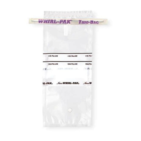 Whirl-Pak Sampling Bag,Write-On,3.38 oz.,PK100 B01040