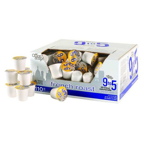 9 to 5 Coffee Coffee,French Roast,Caff,Ground,PK110 OFX00047 9 to 5 Coffee Coffee,French Roast,Caff,Ground,PK110 OFX00047