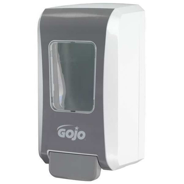 Gojo FMX-20 2000mL Foam Soap Dispenser, Push-Style, White-Gray 5270-06
