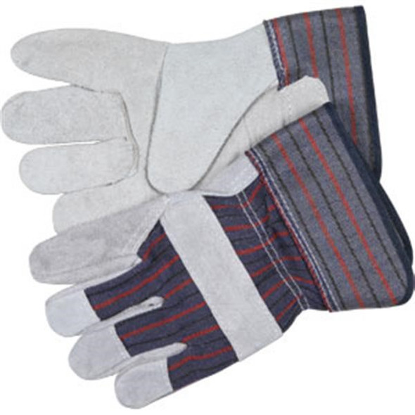 MCR Safety® Industry Standard Leather Palm Gloves, Economy Grade