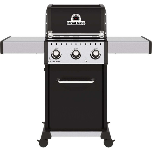 Broil King Baron 320 Pro 3-Burner Black 32,000 BTU Natural Gas Grill 874217