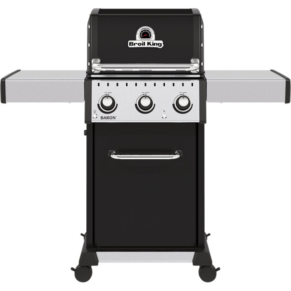 Broil King Baron 320 Pro 3-Burner Black 32,000 BTU Natural Gas Grill 874217