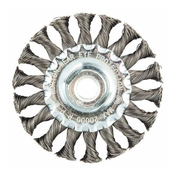 Manufacturer Varies Wire Wheel Brush,Knotted,Carbon Steel 66252839052