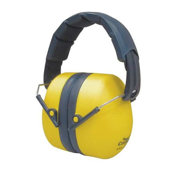 Condor Over-the-Head Ear Muffs, 26 dB NRR, Passive, General Purpose, Yellow
