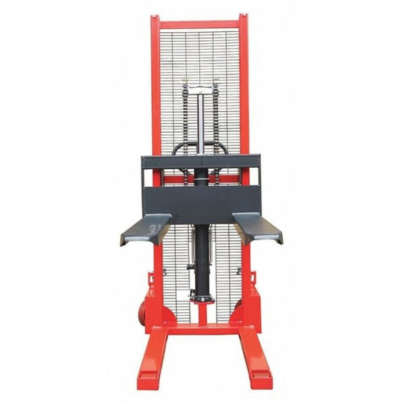 Dayton Fixed Base Hydraulic Stacker, Load Cap. 2000 lb. 4VMD9