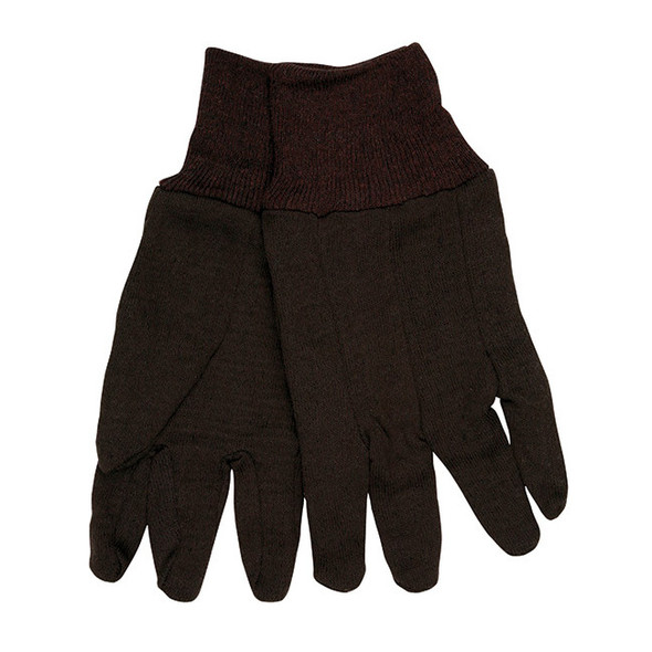 MCR Safety® Cotton Jersey Gloves, Clute Pattern, Knit Wrists