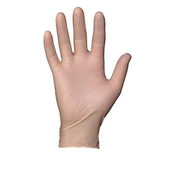 CFG-900, Disposable Gloves, 5.00 to 5.99 mil Palm, Latex, Powder-Free, S (7), 100 PK, Beige
