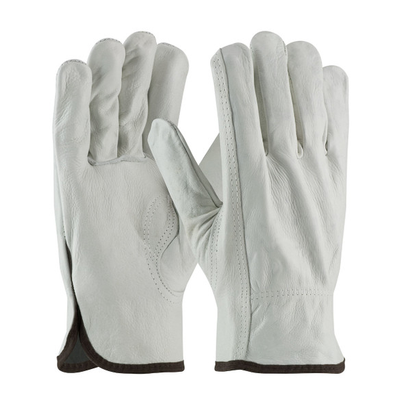 Industry Grade Top Grain Cowhide Leather Drivers Glove - Keystone Thumb