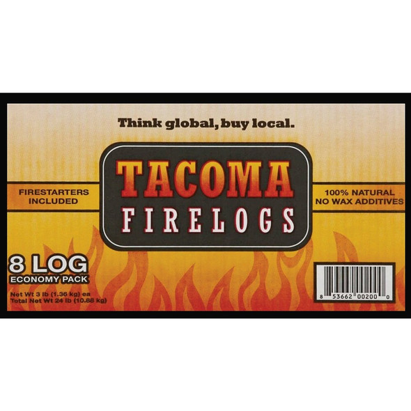 Tacoma 2-Hour Fire Log (8-Pack) 9856 417162