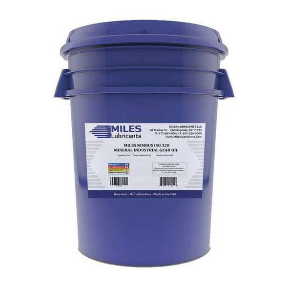 Miles Lubricants 5 gal Gear Oil Pail 320 ISO Viscosity, 90W SAE, Amber M00600503