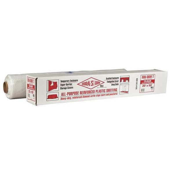 Polar Plastics Construction Film,4 mil,20x50,Clr GRC2050