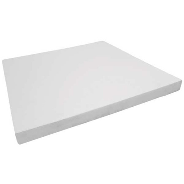Foam Sheet, Crosslink, 12 in W, 12 in L, 1/2 in Thick, White