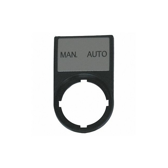 Eaton LegendPlate,Man-Auto,Blk/Blk,Rectangular M22S-ST-GB11 Eaton LegendPlate,Man-Auto,Blk/Blk,Rectangular M22S-ST-GB11