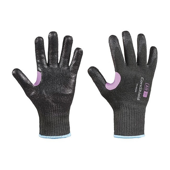 Cut-Resistant Gloves, Cut Level A9 ,Dipped ,Nitrile ,Smooth ,11 1 PR