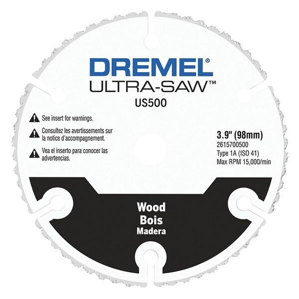 Dremel CircularSawBlade,Carbide,Dia:4" US500-01