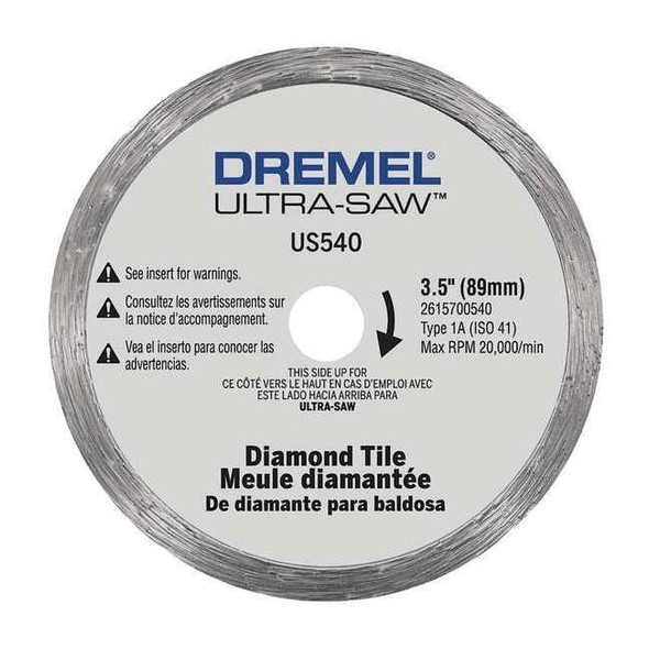 Dremel Cutting Wheel,Diamond,3-1/2 in. dia. US540-01