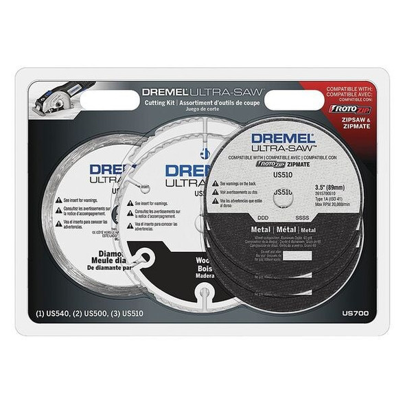 Dremel Cutting Wheel,Aluminum Oxide,3-1/2 in. US700
