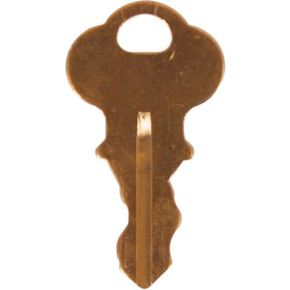 Safety Technology International Key,Gold,1-1/2" Sz,Nickel Material,PK2 KIT-H19032