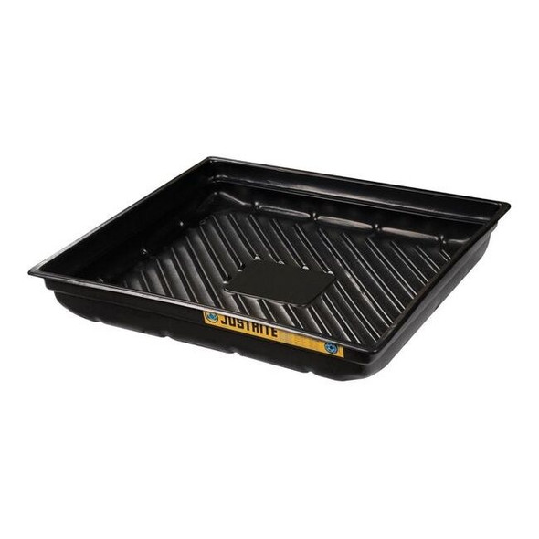 Justrite Spill Tray, 23 gal Spill Capacity, Polyethylene 28718