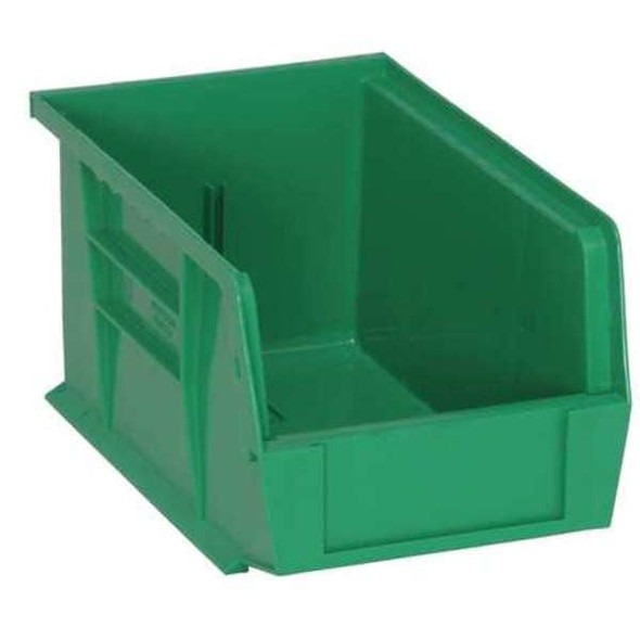 Quantum Storage Systems HangandStackBin,9.25inL,6inW,Plastic QUS221GN