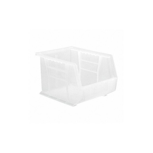 Quantum Storage Systems HangandStackBin,10.75inL,8.25inW,Plastic QUS239CL