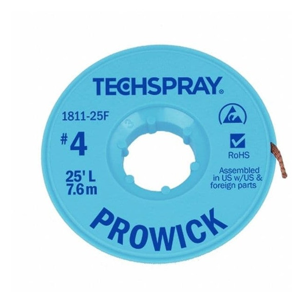 Techspray TECHSPRAY No.4 Desoldering Braid 1811-10F