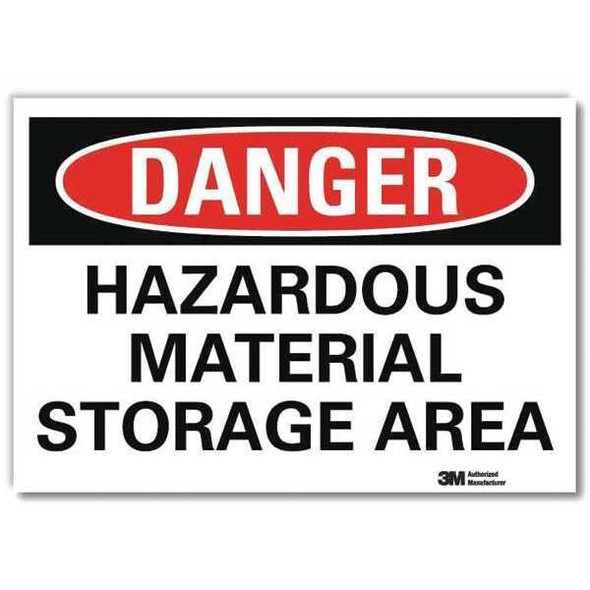 Lyle Danger Sign,10inx14in,Reflctv Sheeting U3-1572-RD_14X10
