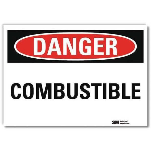 Lyle Danger Sign,10inx14in,Reflctv Sheeting U3-1181-RD_14X10